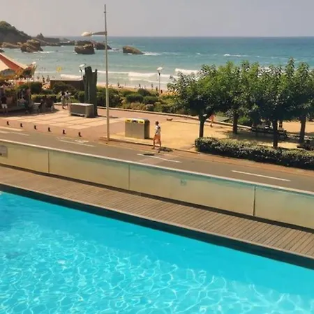 Ocean 7, Balcon, Piscine, Апартаменты Биарриц